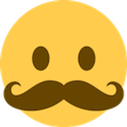 Mustache emoji