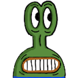 Alien Grin Nervous emoji