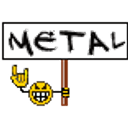 Metal Up emoji