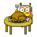 Thanksgiving Turkey emoji