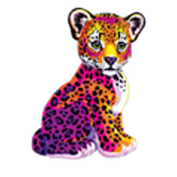 Lisa Frank Leopard emoji
