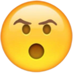 Aghast emoji