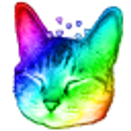 Rainbow Cat emoji