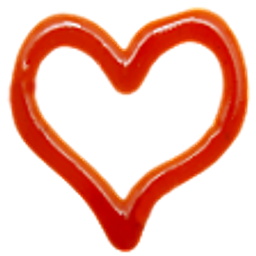 Ketchup Heart emoji