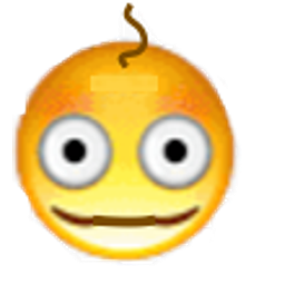 Flushed Pierre emoji