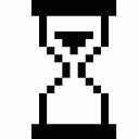 Sandclock emoji