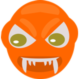 Vampire Orange emoji