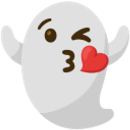 Ghost Kiss emoji