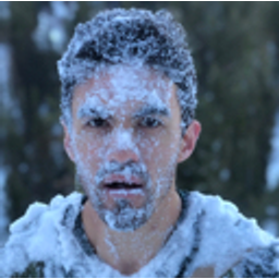 Face Frosted Shocked emoji