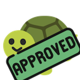 Approved Turtle emoji