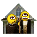 American Gothic emoji