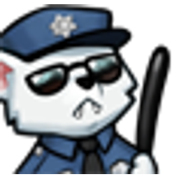 Policewolf emoji