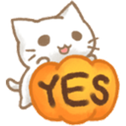 Kitty Halloween Yes emoji