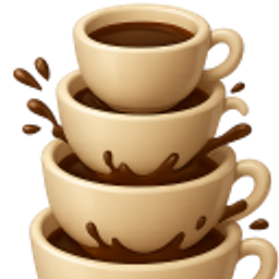 Coffee All The Way Down emoji