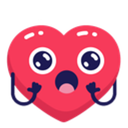Valentine Wow emoji