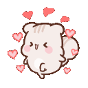 Squirrel Hearts emoji