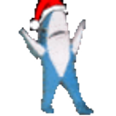 Left Shark Christmas emoji