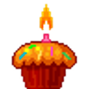 Cupcake Candle emoji