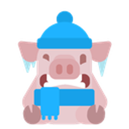 Cold Pig emoji