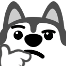 Husky Thinking emoji