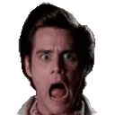 Ace Ventura Afraid emoji