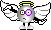 Angel Black Eye emoji