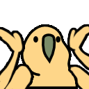 Parrot Shrug emoji