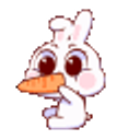 Bunny Eating emoji