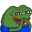 Peepo Giggle Laugh emoji