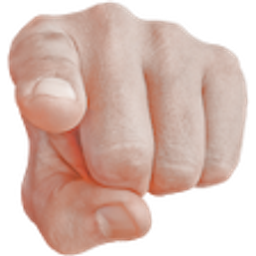 Finger Point emoji