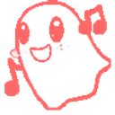 Party Ghost Jamming emoji