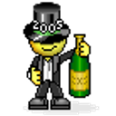 Homer Champagne Party emoji