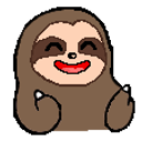 Sloth Clap emoji
