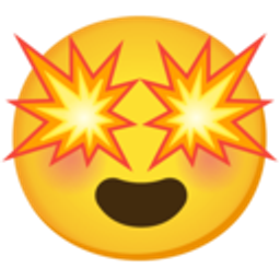 Explosion Boom Eyes emoji