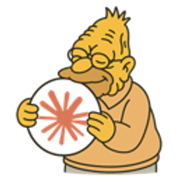 Old Man Hugging Claude emoji