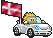 Danish Flag Car emoji