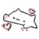Bongo Heartcat emoji
