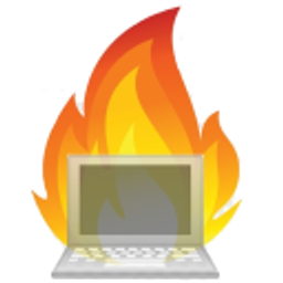 Laptopfire emoji