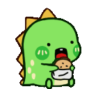 Dinoburger emoji