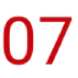 Red Numbers 07 emoji