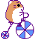 Hamster Bicycle emoji
