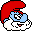 Papa Smurf emoji
