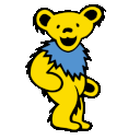 Grateful Dead Bear Yellow emoji