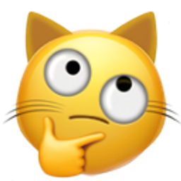 Thinking Cat emoji