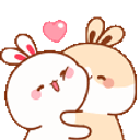 Kiss Bunny E emoji