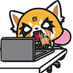 Aggretsuko Computer Rage emoji