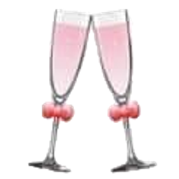 Kitty Champagne emoji