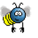 Blue Bee emoji