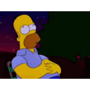 Homer Stare Think emoji