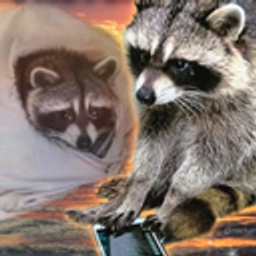 Sad Trash Panda emoji